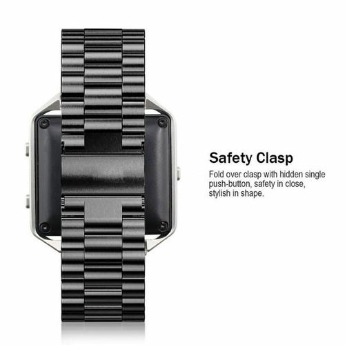 For Fitbit Blaze Tracker Stainless Steel Wristband Watch Band Strap Metal Frame - Picture 9 of 32
