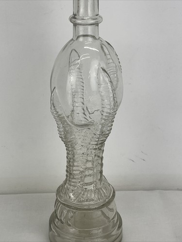 🔥 Vintage Dragon Claw Holding Egg Glass Soap Bottle Decanter 19th Century 14.5" - Picture 9 of 13