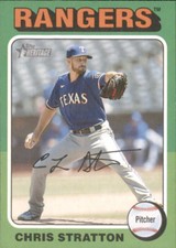 2024 Topps Heritage MINI - Chris Stratton Texas Rangers#430