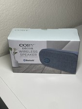 NEW Coby Decor Wireless Bluetooth Speaker Blue