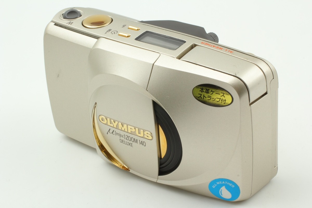 Near Mint】 Olympus μ mju Zoom 140 DELUXE Point&Shoot Film Camera