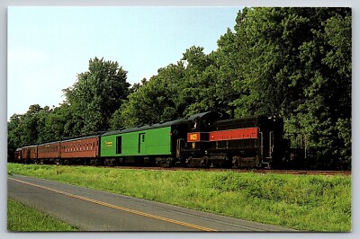 Postcard Train Locomotive RR Pennsylvania Lewisburg West Shore Rail Excursion 82