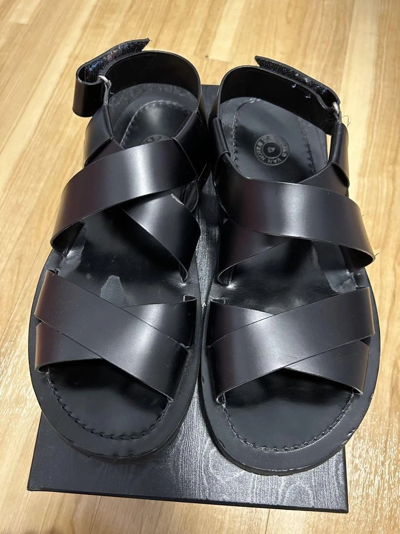 VANS Sandali Dries Van Noten uomo 9.0US pelle chic sofisticato design lusso LTD