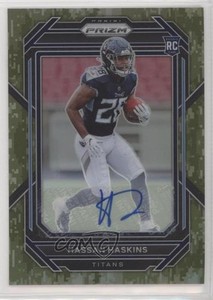 2022 Panini Prizm Rookies Camo /25 Hassan Haskins #326 Rookie Auto RC