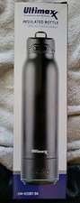 NIB Ultimax Insulated Bottle With Removable Bluetooth Speaker Flip Top Sip Lid
