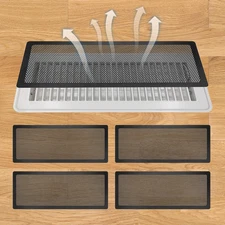 Floor Register Vent Cover, 4"x12" Sticky Air Vent Screen Mesh Covers for Home Fl