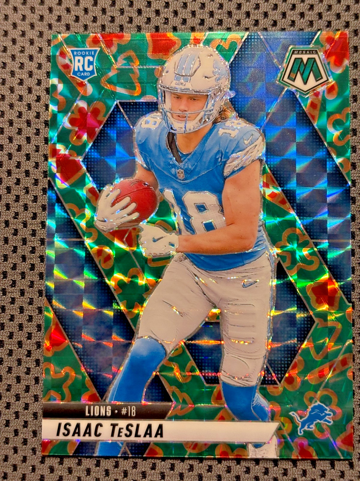 2025 Mosaic - #319 Isaac TeSlaa 🍪 COOKIES 🍪 PRIZM ROOKIE - SSP RC