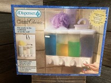 The Dispenser 4 Chamber Shower Organizer for Soap, Shampoo Lotion  Conditioner