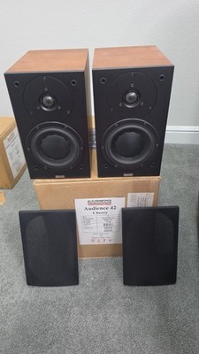 Dynaudio Audience 42 Bookshelf Speakers Pair  Wired 4 Ohm Cherry
