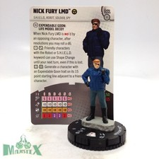 Heroclix Strange Tales set Nick Fury LMD 011 Common figure w/card 