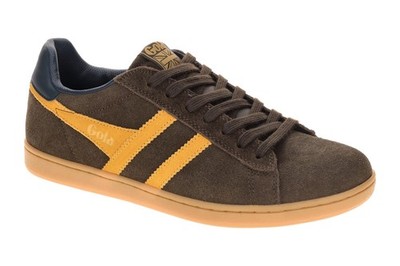 Gola EQUIPE II SUEDE Herrenschuhe - Sneakers - Halbschuhe braun Freizeit NEU