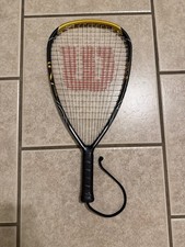 Wilson K Factor Rage Squash Racket   KFactor NanoTechnology Black And Gold
