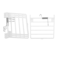4Pcs Reusable White Plastic Birdcage Spring Door for Pigeon Cage Accessory