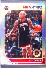 2019-20 Hoops Premium Stock P.J. Tucker Prizms Silver #70 Rockets