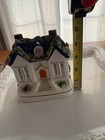 Staffordshire Ceramic Cottage Money Bank 1800s Antique — photo 8