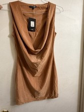 Fashion nova Allie Mini Dress - Cognac Size L