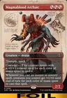 Magmablood Archaic ** FOIL BORDERLESS ** #295 - Secrets of Strixhaven - NM MTG