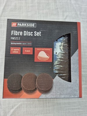 Parkside Fiber Disc Set für Standard Winkelschleifer - 6er Pack - Klett