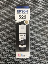 Genuine Epson 522 Black Ink Bottles for ET-2720 ET-2800 ET-2803 ET-4700 ET-4800