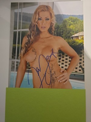 JENNY J XXL PHOTO Autograph Original Signed Photo 20x30cm