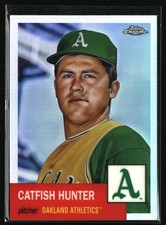 2022 Topps Chrome Platinum Anniversary #269 Catfish Hunter Refractor