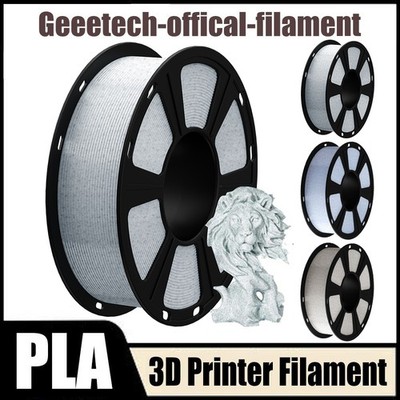 GEEETECH 3D Printer like Marble PLA Filament 1.75mm 1KG Stone Color Consumables