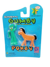 Gumby & Friends 1996 Pokey Figure Miniature Superflexibles Trendmasters Toy Set