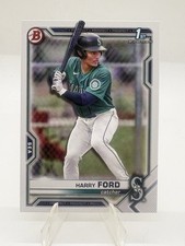 2021 Bowman Draft Harry Ford 1st Bowman #BD-1 Seattle Mariners