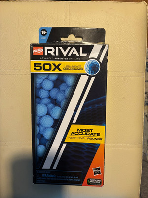 Nerf Rival Advanced Precision Battling 50x High Impact Accu-Rounds NEW SEALED
