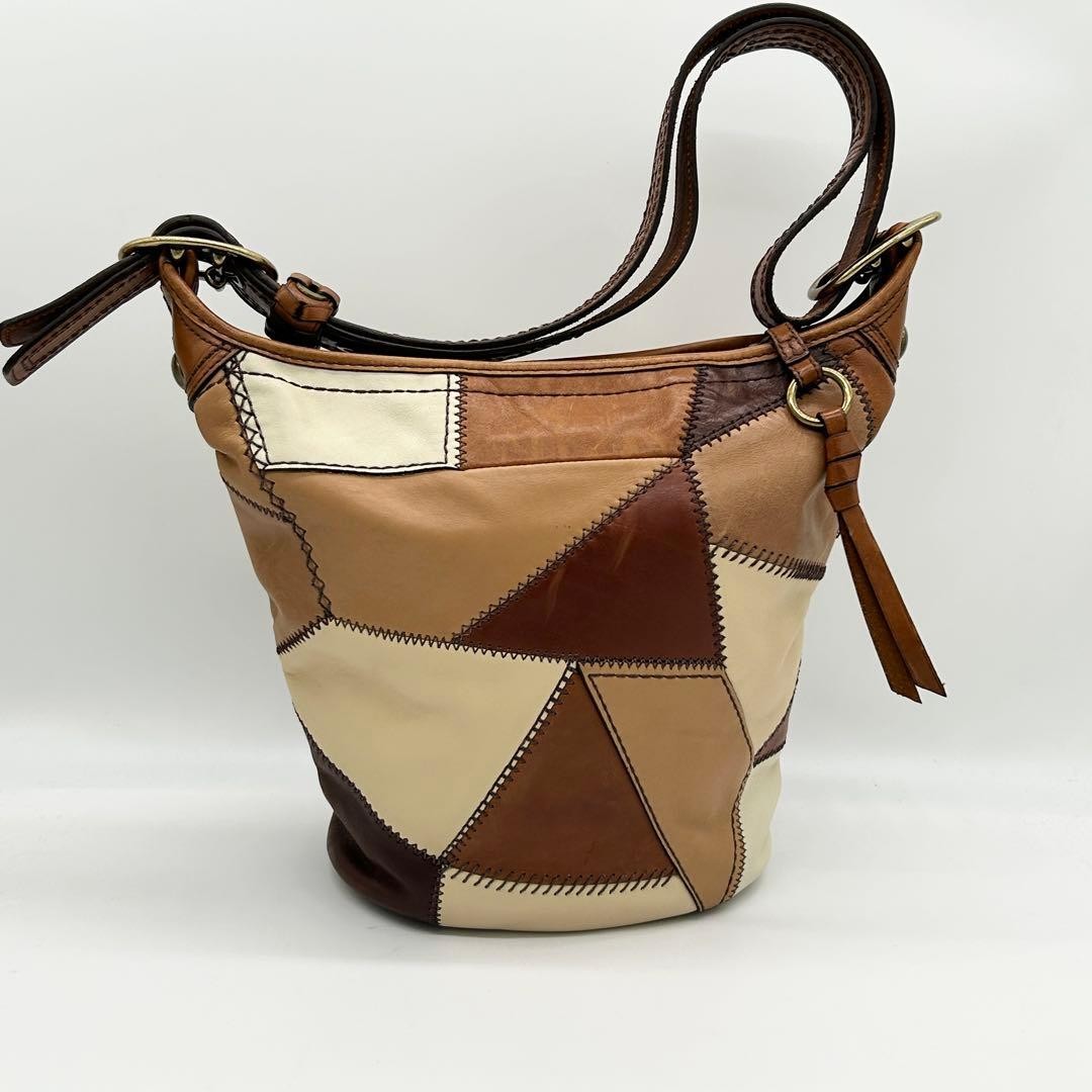 COACH Patchwork Limited Edition Shoulder Bag Used… - image 1