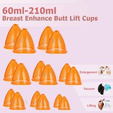 Orange Breast Enhancement Cups Butt Lift Cups For Vacuum Therapy Breast Machine