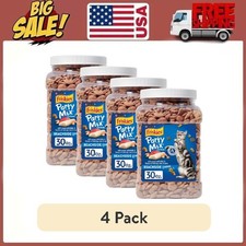 4 Packs Purina Friskies Party Mix Shrimp Crab  Tuna Treats for Cats, 30 oz Can