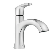 Moen 84346 Chrome Bathroom Faucet High Arc Single Handle