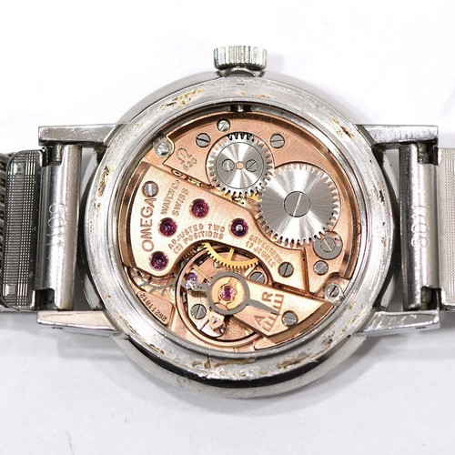 Omega De Ville Ref.511.262 Vintage Blanc Argent Rond Manuel Automatique Montre - Photo 6 sur 7