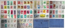 DDR 1959-1964. 100 stamps in an old dealer's approval album (U, see scans).