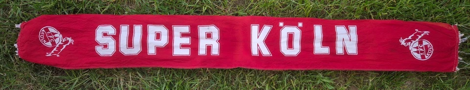 1. FC Köln Schal / Doubleschal von 1978 / EXTREM SELTEN / - Bild 2 von 2