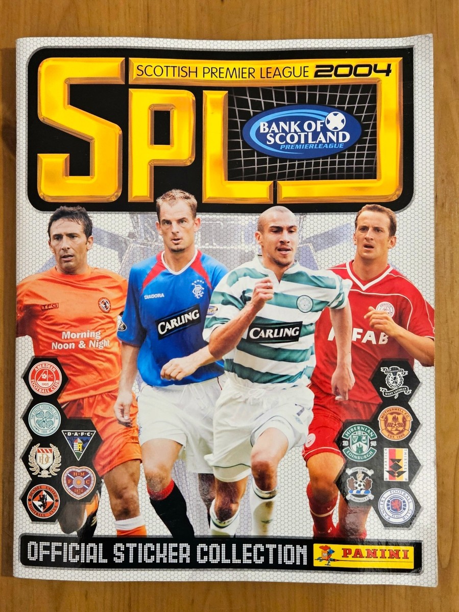 SPL 2004 Panini Official football sticker collection complete in