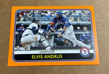 2020 Topps Big League # 2 Elvis Andrus Orange Texas Rangers Baseball MLB