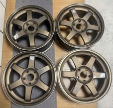 Jdm Forging Rays Volk Racing Te37 17-inch Wheel 4-book Set No Tires Jdm Forging Rays Volk Racing Te37 17-inch Wheel 4-book Set No Tires