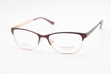 NEW ISAAC MIZRAHI NEW YORK IM30068 BU BURGUNDY GOLD AUTHENTIC EYEGLASSES 50-15