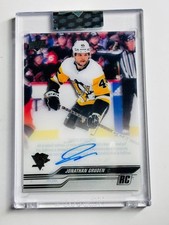 2023-24 UD Clear Cut Rookie Autographs RC #CCGN Jonathan Gruden Penguins