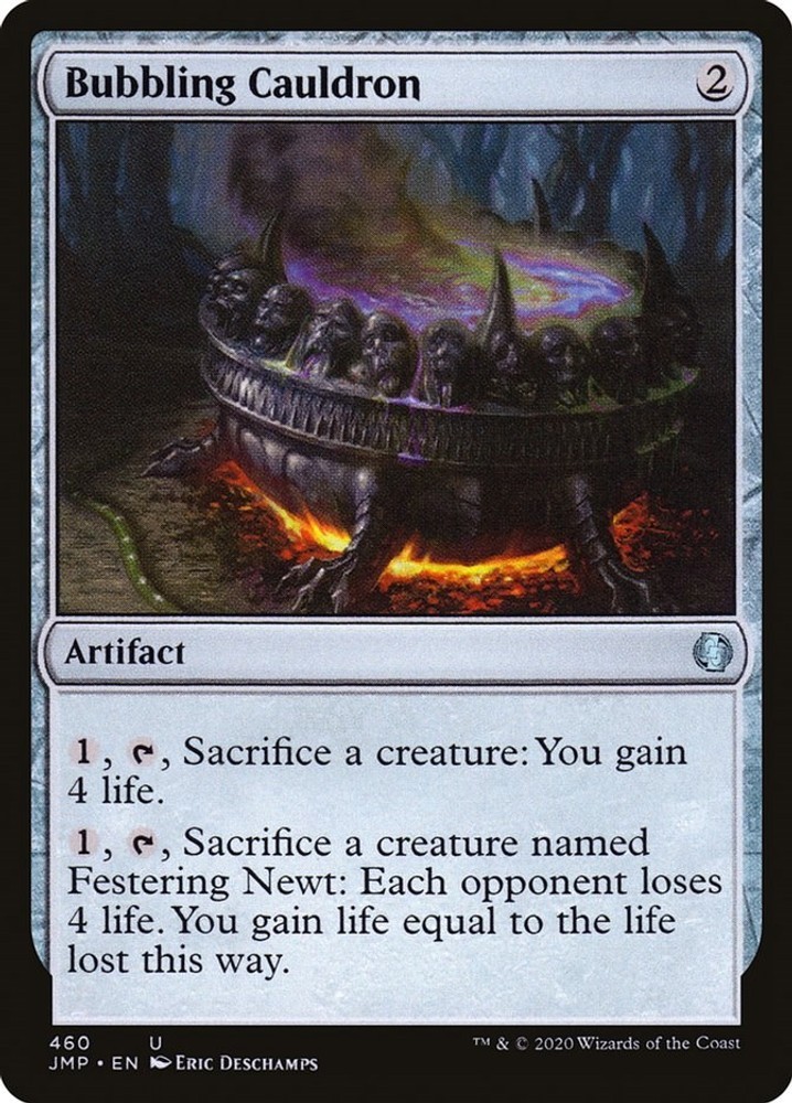 Bubbling Cauldron - 460 - NM - Uncommon - Jumpstart -Magic