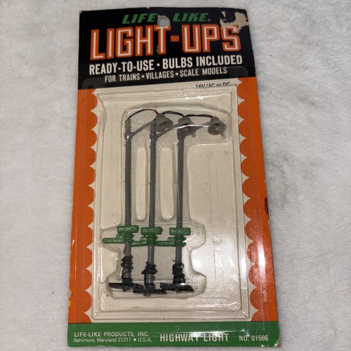 Luces de carretera vintage Life Like Light-ups #01506 listas para usar | Zustand: New