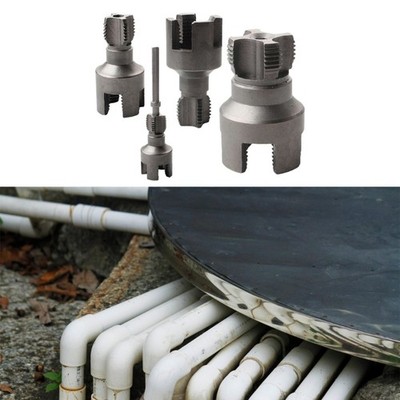 PVC Thread Maker Tool for Electric Drill PVC Pipe Threader Water Pipe Thread