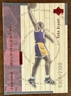 1998 U.D. HARDCOURT MICHAEL JORDAN & KOBE BRYANT HOLDING COURT RED SP /2300 READ
