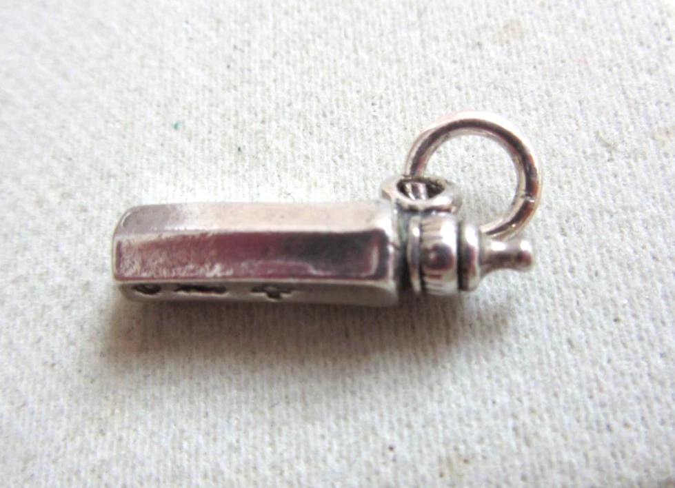 Sunwest Silver 925 silver baby bottle small charm
