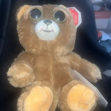 Fiesty Pets Brown Grizzly Bear Plush 2015 Sir Growls A Lot” Cute Angry 8”