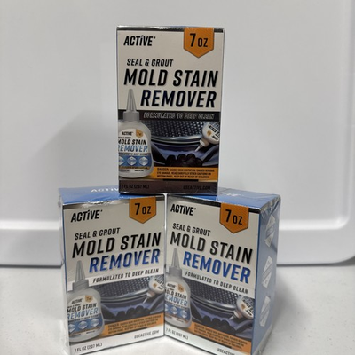 #ad #ad 3 PK. Active MOLD STAIN REMOVER Seal amp; Grout Deep Clean 21 Oz TOTAL NEW SEALED $34.99