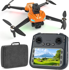 GPS Drone with 4K Camera for Adults, 4.5" Remote Control Screen, Auto Return, Au