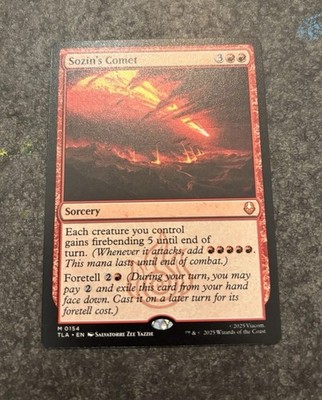 Sozin's Comet M 0154-MTG: Avatar The Last Airbender-Regular Finish